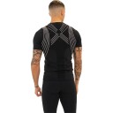 liiteGuard Spine-Tech Langermet Baselayer Trenings T-skjorte Herre Svart 2XL