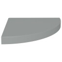 vidaXL Flytende vegghyller 2 stk gr? 35x35x3,8 cm MDF