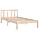 vidaXL Sengeramme heltre furu 90x200 cm