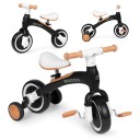 Balansesykkel med pedaler   trening 3 i 1 sidehjul svart ECOTOYS