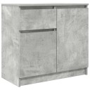 Skjenk med skuff betonggrå 71x35x65 cm konstruert tre