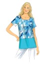 Butterick 6214- Topp til dame Y (XS-S-M)