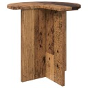 vidaXL Sidetabell med lagring Gammelt tre Ø 39 x 38 cm Konstruert tre