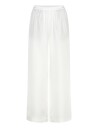 Ahlvar Gallery Madoka Silk Twill Trousers White M Regular