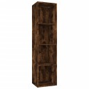 vidaXL Bokhylle/TV-benk r?kt eik 36x30x143 cm konstruert tre