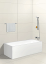 Hansgrohe Crometta Dusjsett Vario 65 cm, Hvit/Krom
