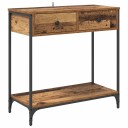  Konsollbord Gamle tre 75 x 34,5 x 75 cm Konstruert tre