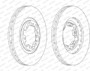FERODO DDF1626C Bremseskive