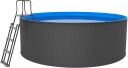 Swim &  Fun Santorini XL Basseng 460x120 cm Grå