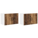  Kjøkkenskap 2 pcs Gammelt tre 60 x 31 x 40 cm Konstruert tre