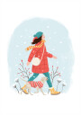 Winter Walk Plakat Plakat / 100x150cm