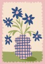 Cute Flowers in a Vase Plakat Plakat / 30x40cm