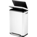 Pedalspand Eko X Cube Hvid 30 L Med Plastik Inderspand Og Soft Close Låg