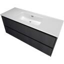 Sanibell Proline møbelpakke 121x46 cm sort eik Hvit