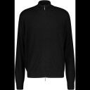 Tommy Cardigan black XXL Merino blend cardigan