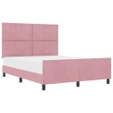  Sengramme Rosa 160x200 cm Fløyel