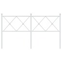  Sengegavl i metall hvit 160 cm 8721012374706
