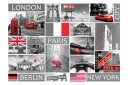 Fototapet London Paris Berlin New York 250x175 - Artgeist sp. z o. o.