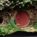 Polystone  22 Pine Grove Hobbit Hole