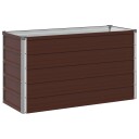 vidaXL Hevet Hagebed Brun 100 x 40 x 55 cm kaldvalset stål