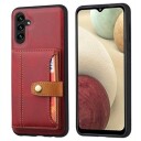 Samsung Galaxy A04s/A13 5G Retro Style Deksel med Lommebok Rød