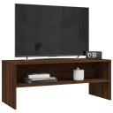 vidaXL TV-benk brun eik 100x40x40 cm konstruert tre