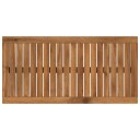vidaXL Bordplate 80,5 x 40 x 2 cm Rektangulær Solid akasietre Naturlig