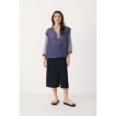 Part Two OrianaPW Blouse - Blue Border Print 34