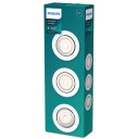 Philips Donegal Ceiling armatur GU10 3-pakning (hvit)