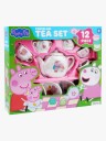 Gurli Gris Peppa Pig   12 Pcs Porcelain Tea Set   Pink   ONE SIZE