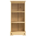 Bokhylle Corona 46x29x100 cm heltre furu