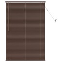 vidaXL Venetiansk persienne Mørk Brun med Mønster 150 x 90 cm 25 mm