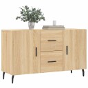 vidaXL Skjenk sonoma eik 100x36x60 cm konstruert tre